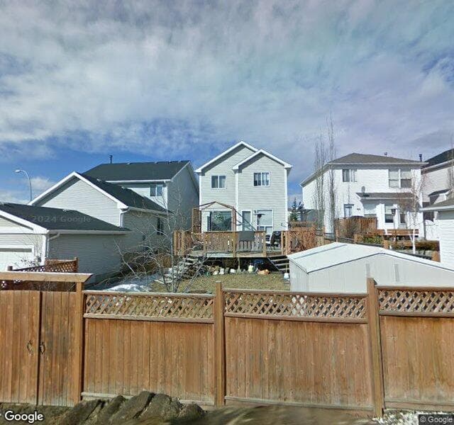 Street view of 186 Tuscany Valley Drive NW, Calgary