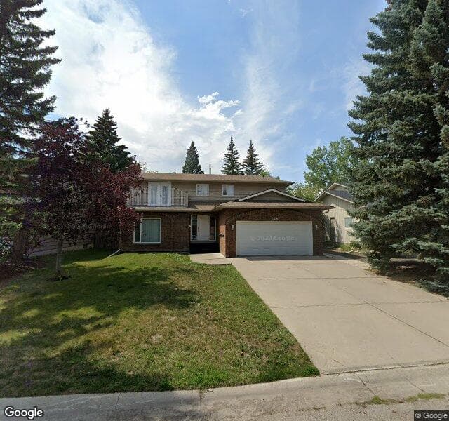 Street view of 148 Pump Hill Gardens SW, Calgary
