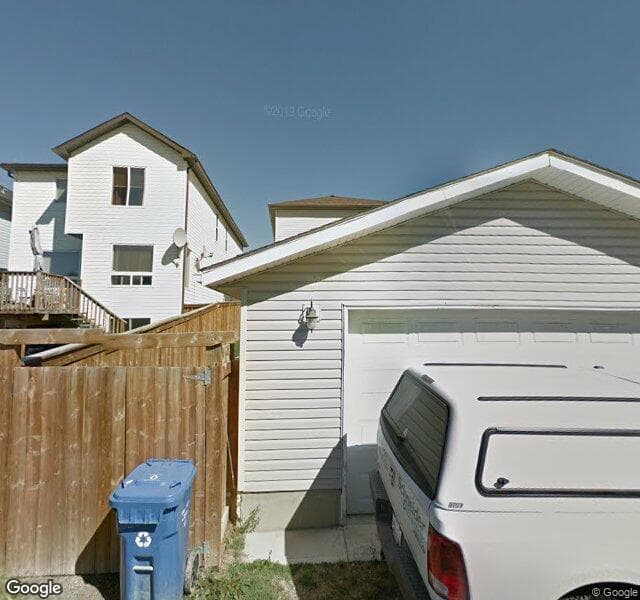 Street view of 97 Covecreek Close NE, Calgary