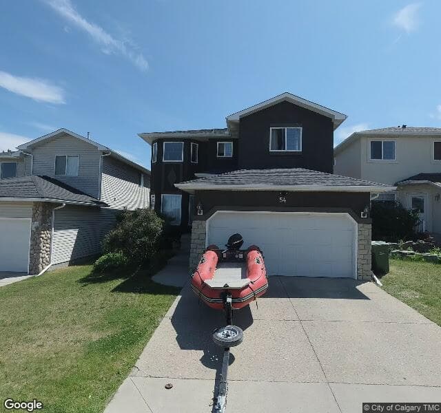 Street view of 54 Royal Birch Rise NW, Calgary