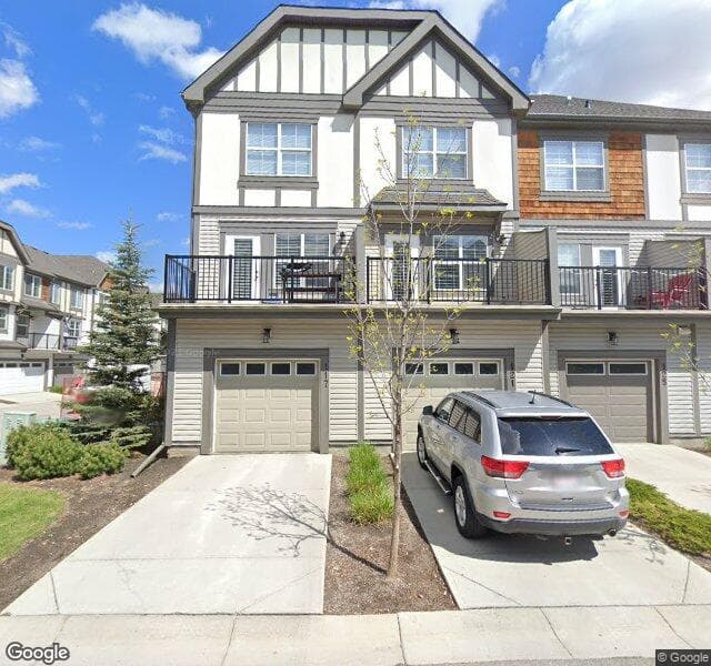 Street view of 212-130 New Brighton Way SE, Calgary