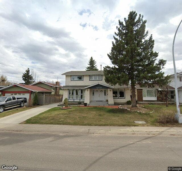 Street view of 18407 80 Avenue NW, Edmonton