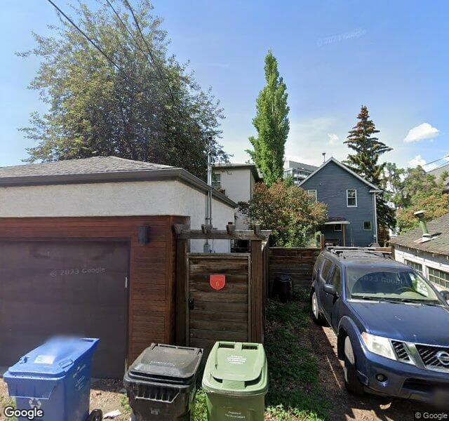 Street view of 1023 2 Avenue NW, Calgary