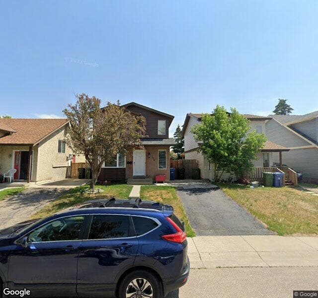 Street view of 128 Abinger Crescent NE, Calgary