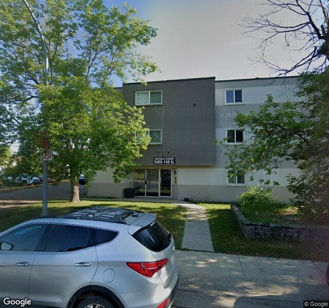 Street view of 304-9408 149 Street NW, Edmonton