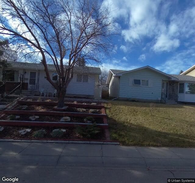 Street view of 4219 49 Street NW, Calgary
