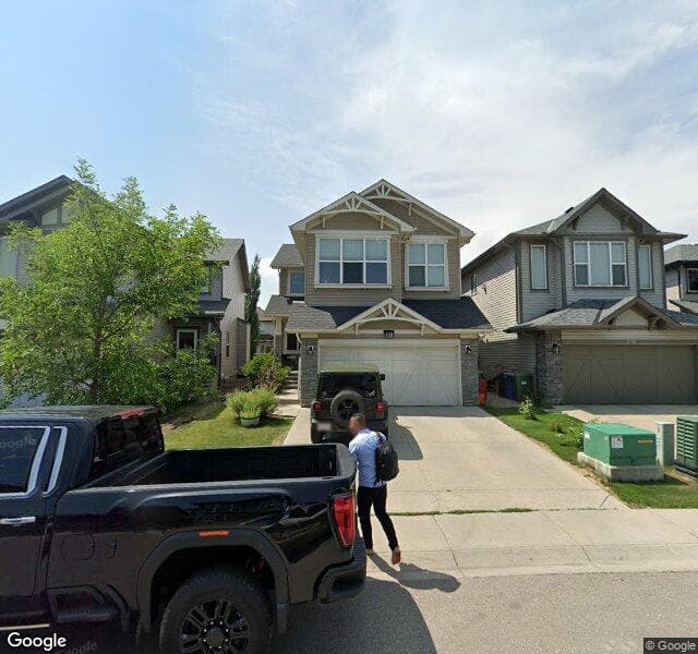 Street view of 130 Brightonwoods Green SE, Calgary