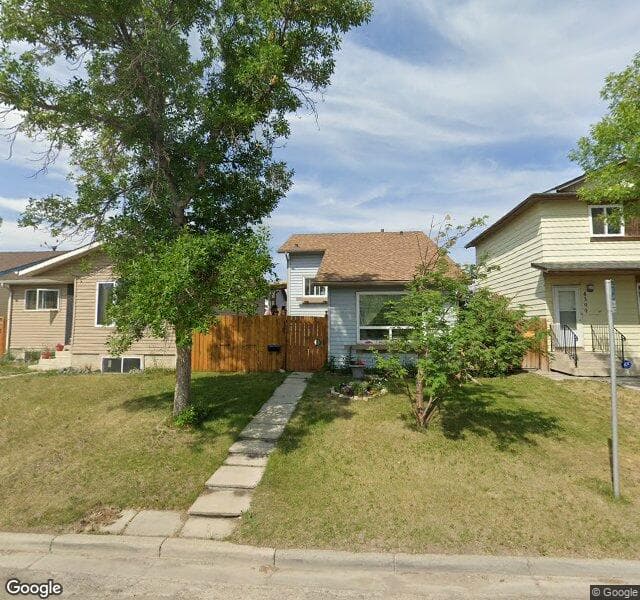 Street view of 4395 38 Street NE, Calgary