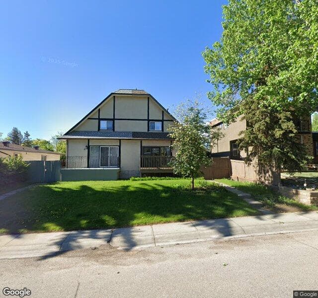 Street view of 11156 Sacramento Drive SW, Calgary