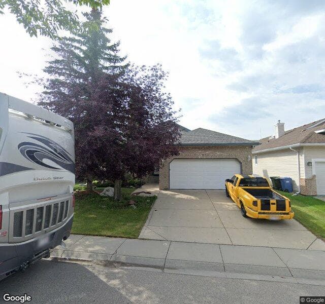 Street view of 43 Valley Ridge Green NW, Calgary