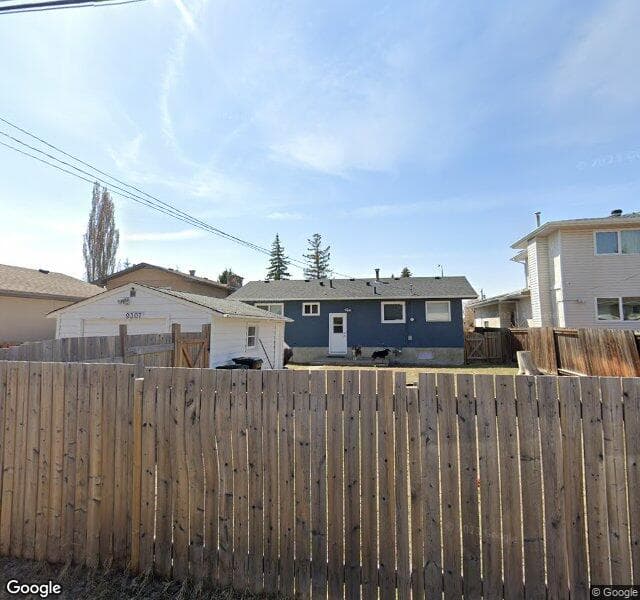 Street view of 9307 168 Street NW, Edmonton