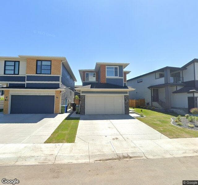 Street view of 132 Harvest Hills Way NE, Calgary