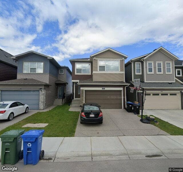 Street view of 180 Savanna Lane NE, Calgary