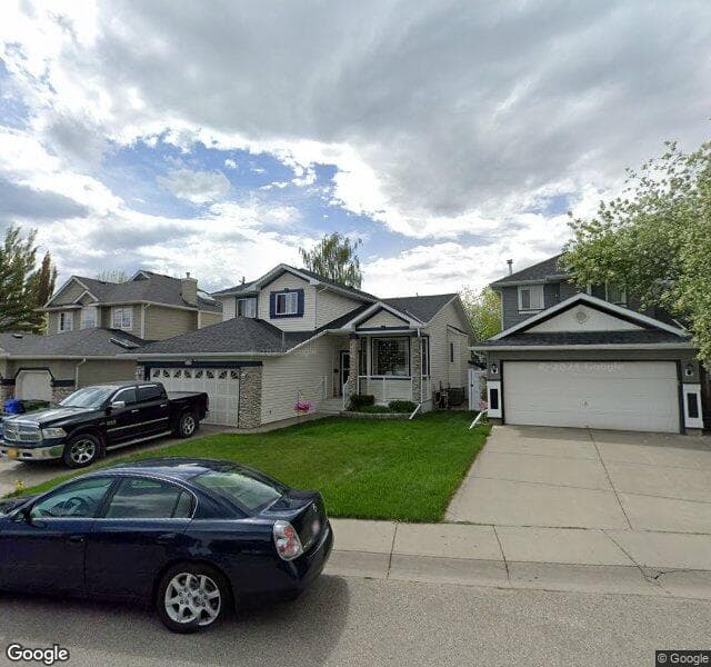 Street view of 109 Chaparral Place SE, Calgary