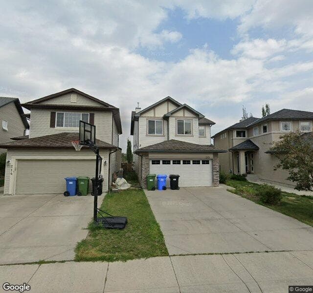 Street view of 210 Tuscany Ravine Close NW, Calgary