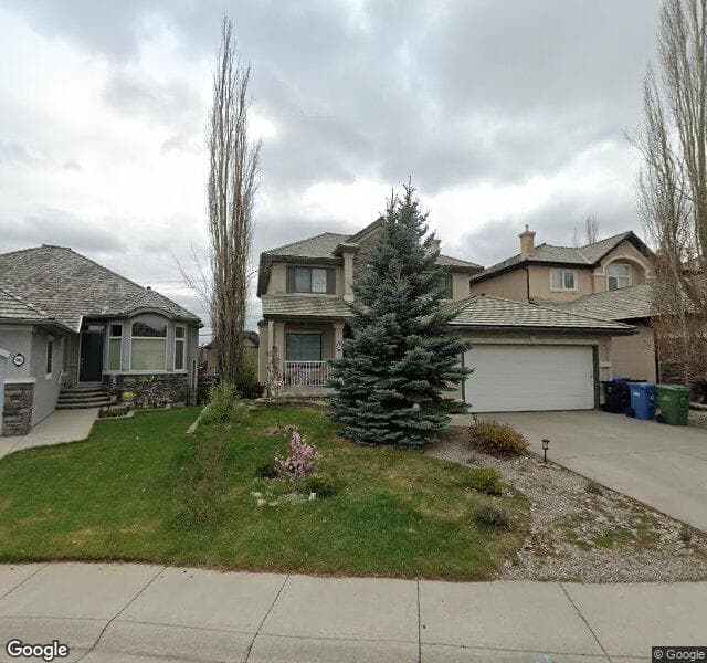 Street view of 92 Evergreen Lane SW, Calgary