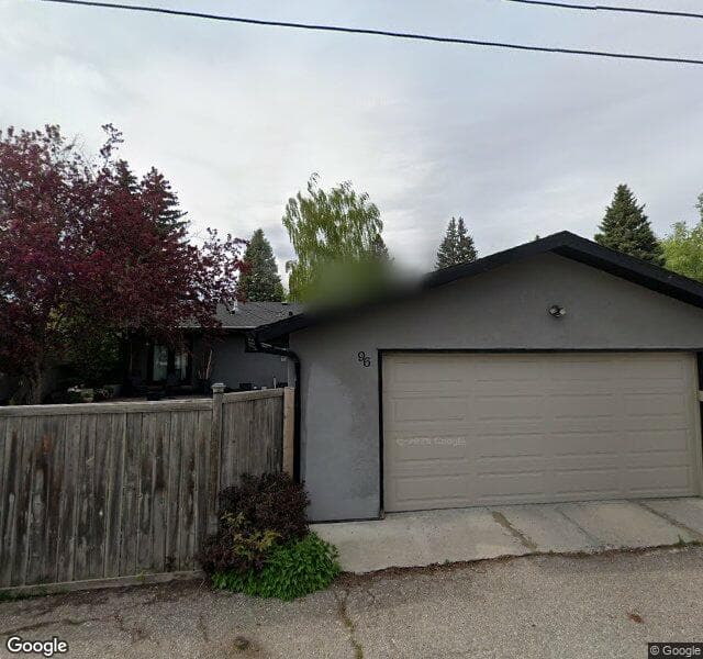 Street view of 96 Maple Court Crescent SE, Calgary