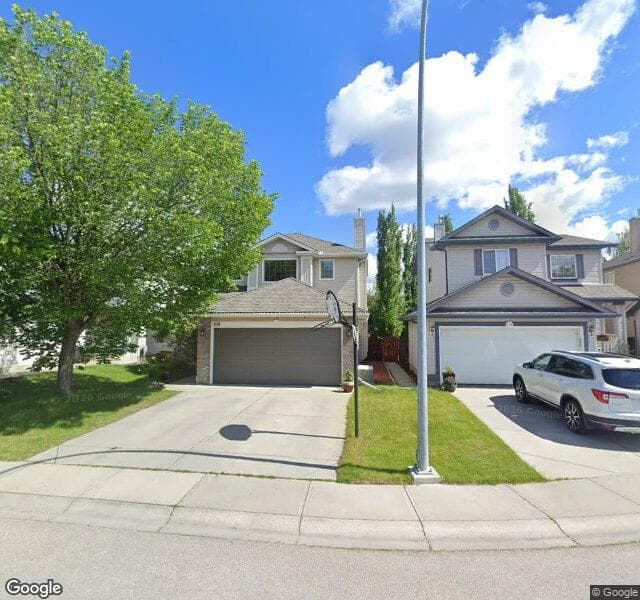 Street view of 108 Tuscany Hills Circle NW, Calgary