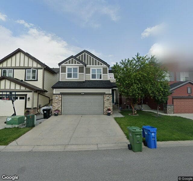 Street view of 656 Copperpond Circle SE, Calgary