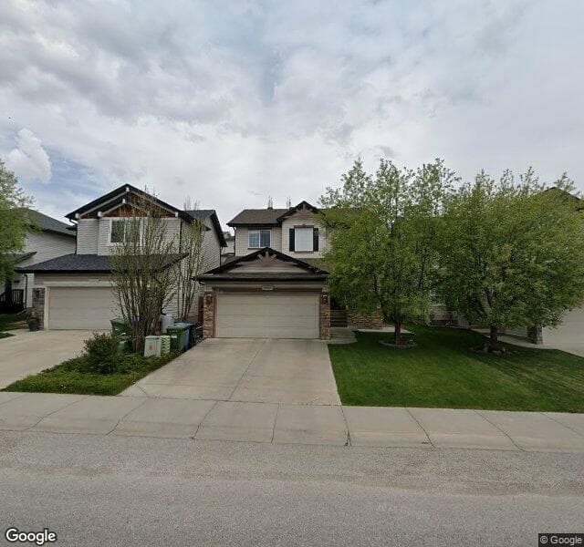 Street view of 10466 Rockyledge Street NW, Calgary