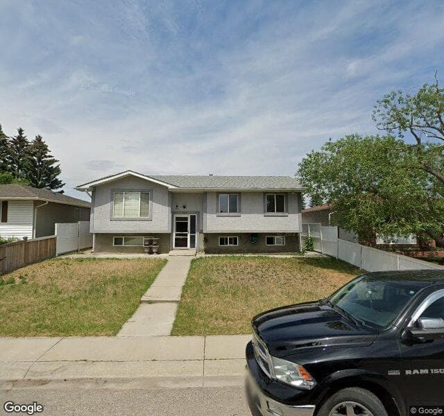 Street view of 332 Penworth Way SE, Calgary