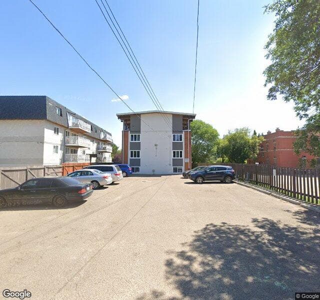 Street view of 204-8524 Gateway Boulevard NW, Edmonton