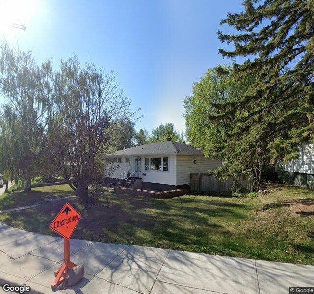 Street view of 1 Meadowview Road SW, Calgary