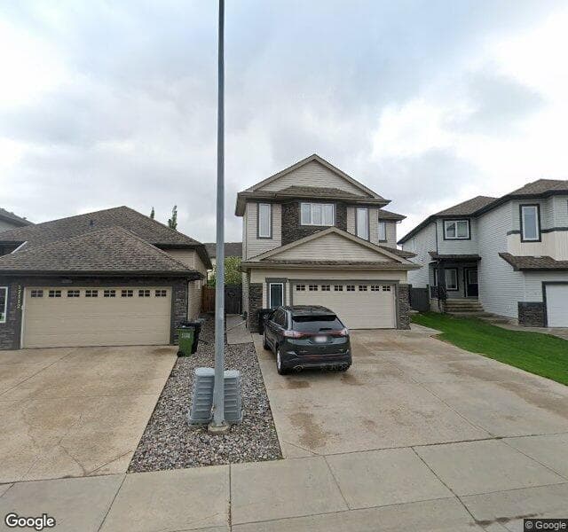 Street view of 17204 78 Street NW, Edmonton