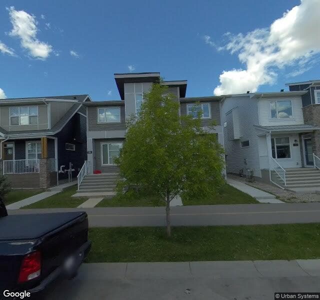 Street view of 866 Livingston Way NE, Calgary