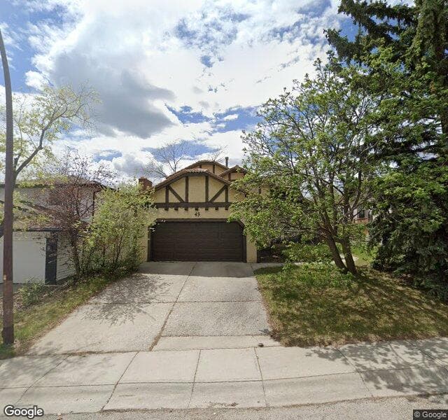 Street view of 43 Edgewood Rise NW, Calgary