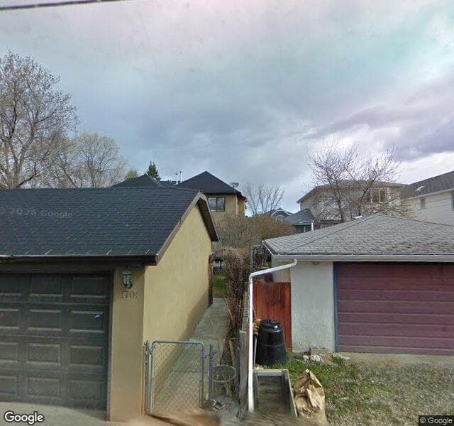 Street view of 1709 1 Avenue NW, Calgary