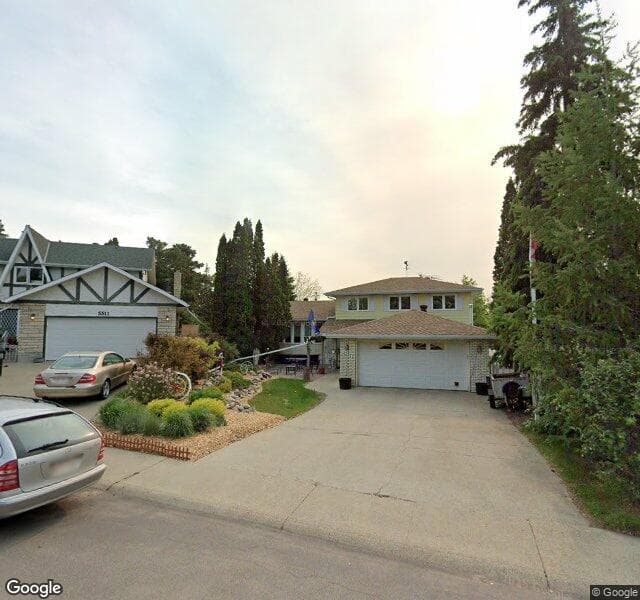 Street view of 5307 151 Street NW, Edmonton