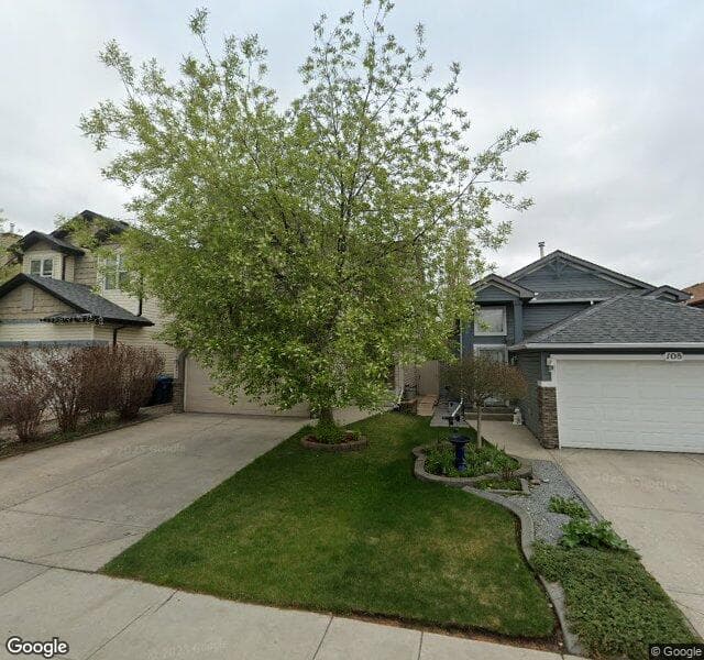 Street view of 112 Everstone Way SW, Calgary