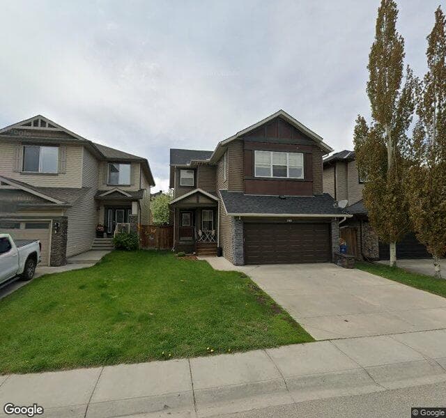 Street view of 141 Chapalina Heights SE, Calgary