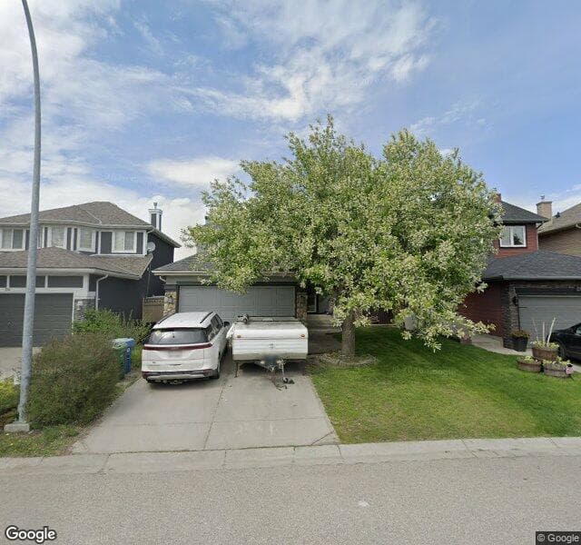 Street view of 210 Chapalina Place SE, Calgary