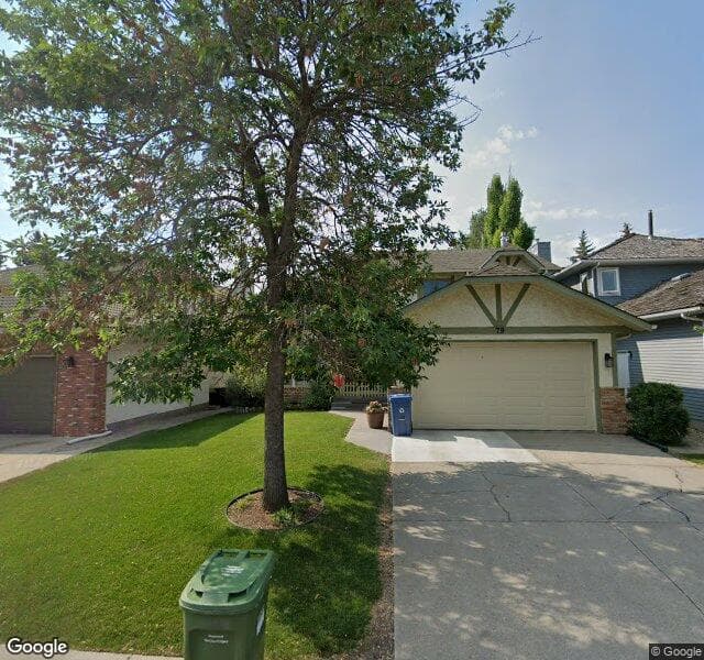 Street view of 79 Woodhaven Road SW, Calgary