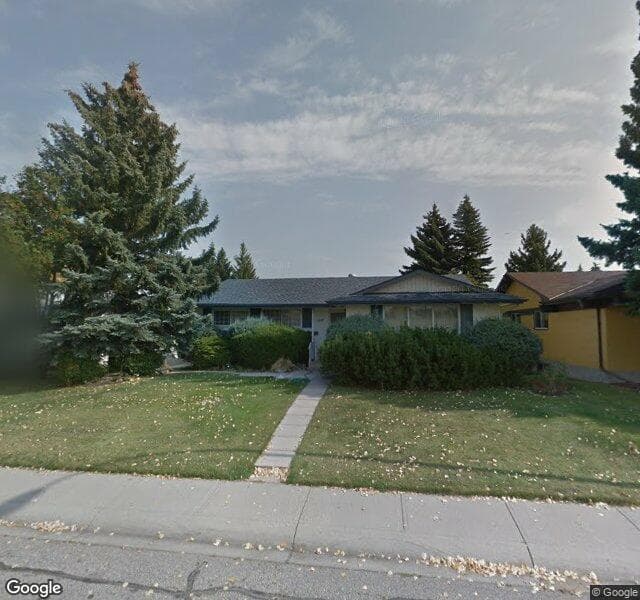 Street view of 12428 Cannes Road SW, Calgary
