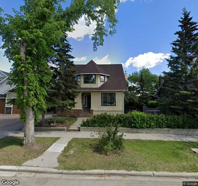 Street view of 416 Scarboro Avenue SW, Calgary