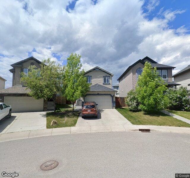 Street view of 38 Covepark Rise NE, Calgary