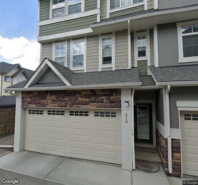 Street view of 218 Wentworth Row SW, Calgary