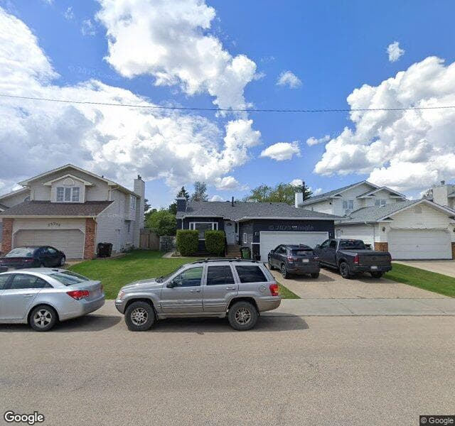 Street view of 15248 54 Street NW, Edmonton