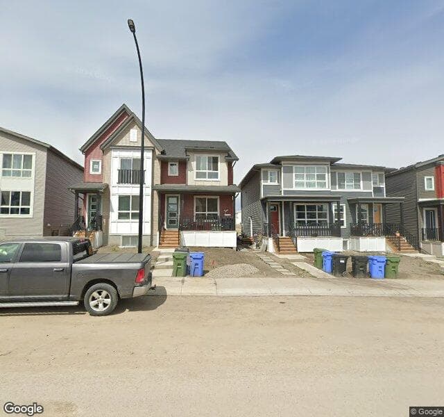 Street view of 137 Belmont Drive SW, Calgary