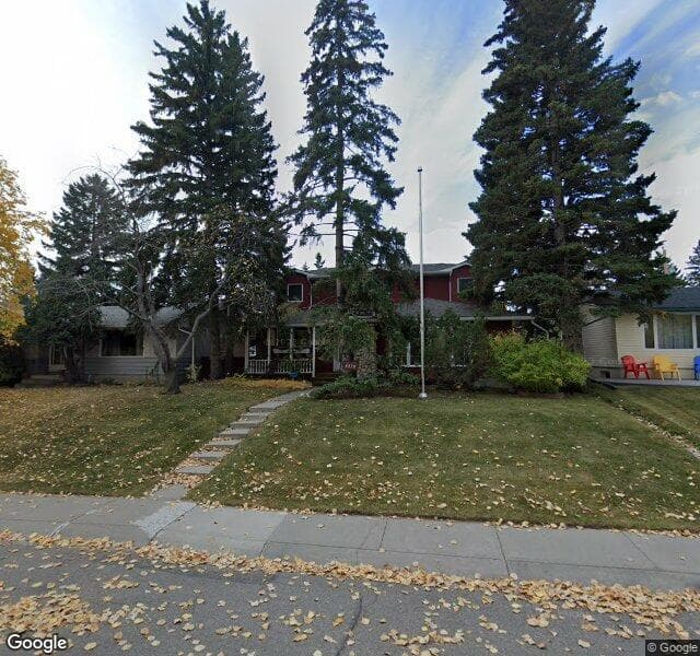 Street view of 6119 Lacombe Way SW, Calgary