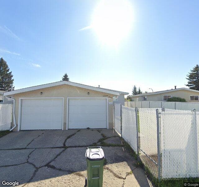 Street view of 15204 75A Street NW, Edmonton