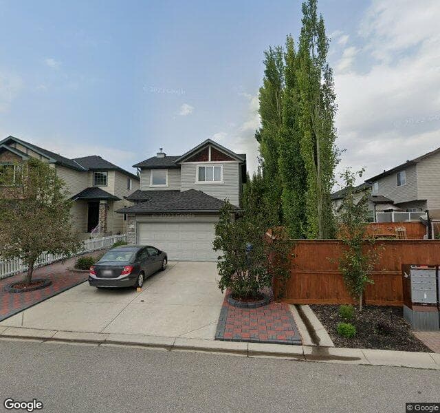 Street view of 165 Tuscany Ravine Close NW, Calgary