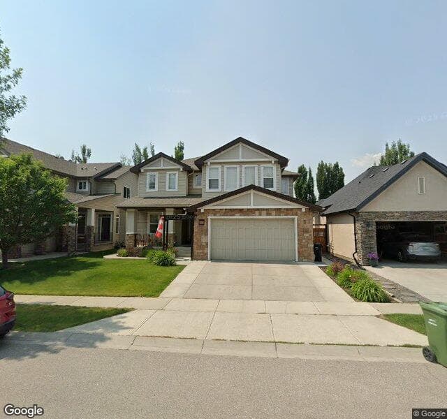 Street view of 128 Elgin Estates Hill SE, Calgary