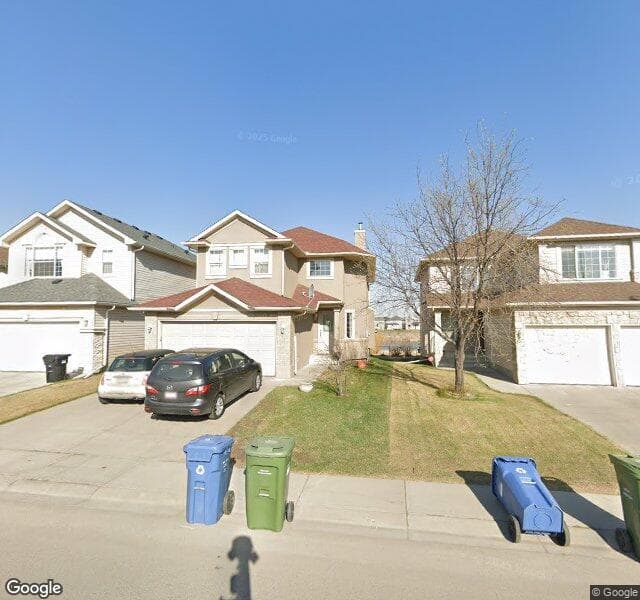 Street view of 748 Saddlecreek Way NE, Calgary