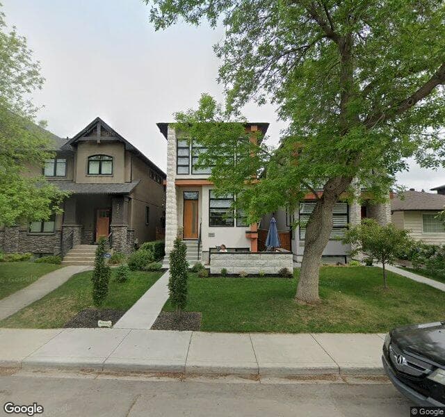 Street view of 2220 6 Avenue NW, Calgary