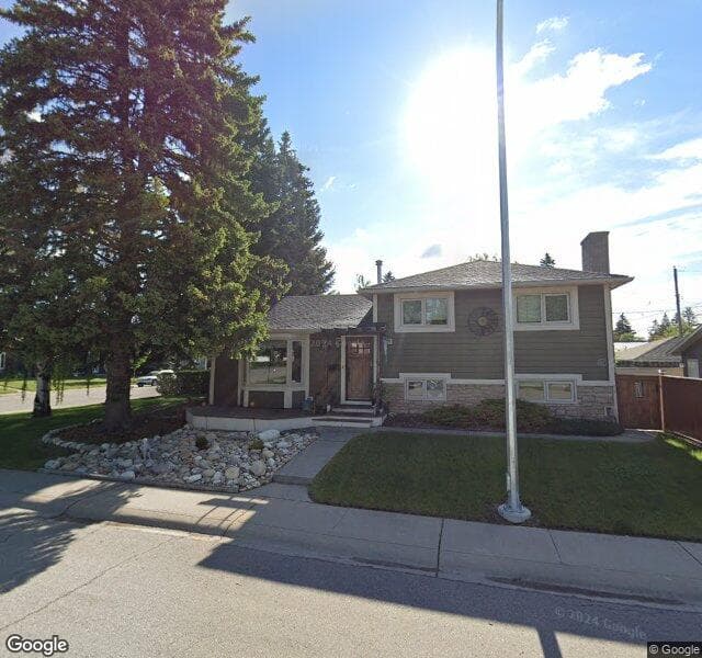 Street view of 143 Glacier Drive SW, Calgary