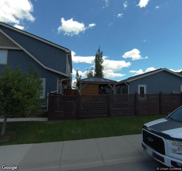 Street view of 991 Livingston Way NE, Calgary